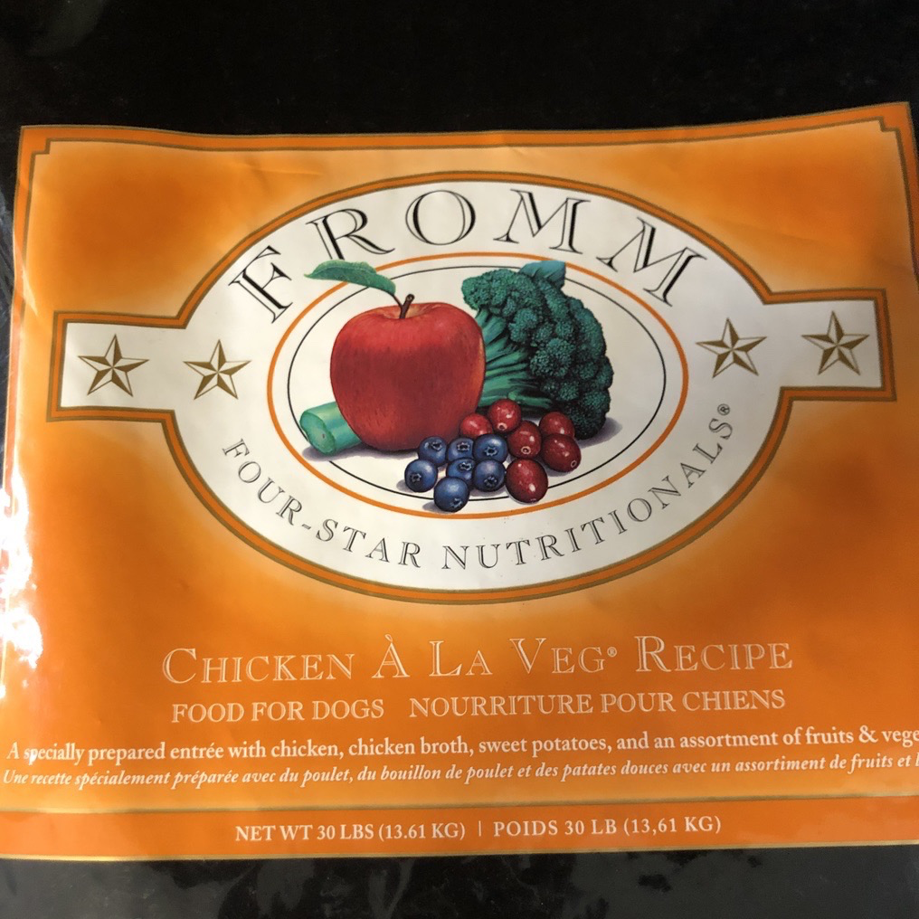 Fromm 30lb Chicken A La Veg. Recipe Dog food