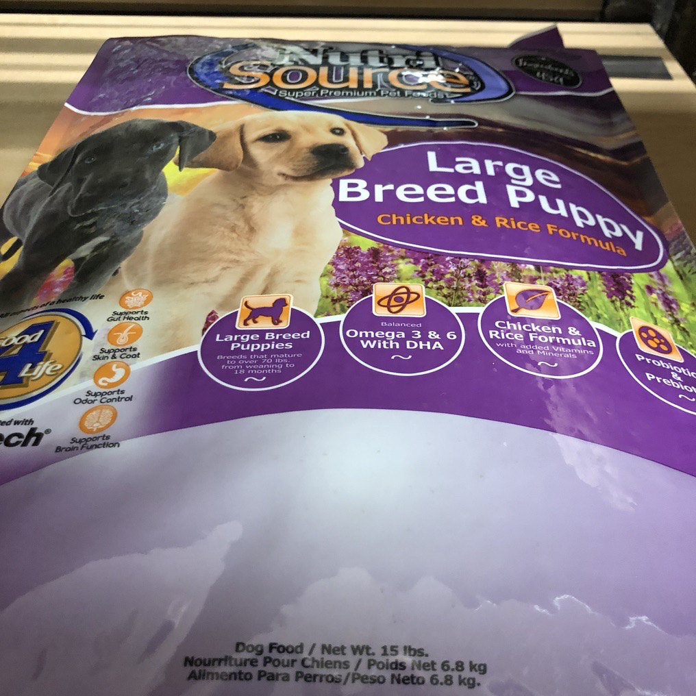 12lb Nutri Source Large Breed Puppy Chicken & Rice