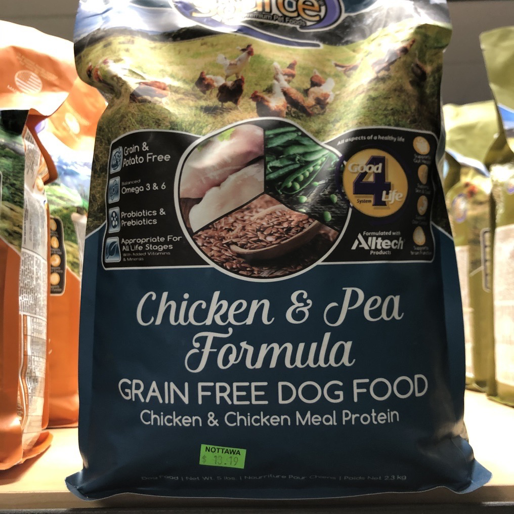 5lbs Nutri Source Grain Free Adult Chicken Dog Food