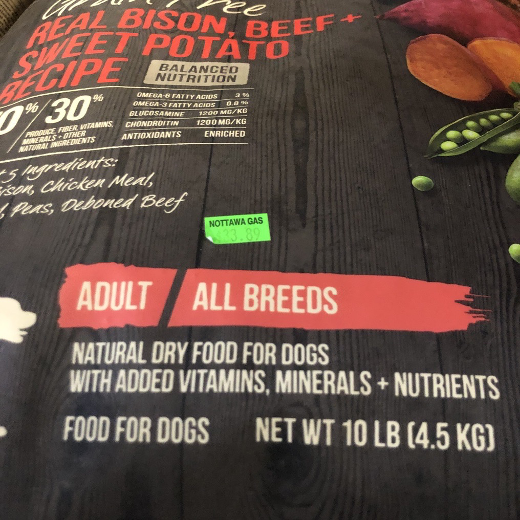 Merrick 10Lb Grain Free Real Buffalo and Sweet Potato Dog Food