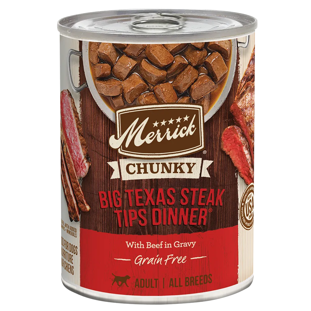 Merrick 12.7oz Chunky Big Texas Steak Tips