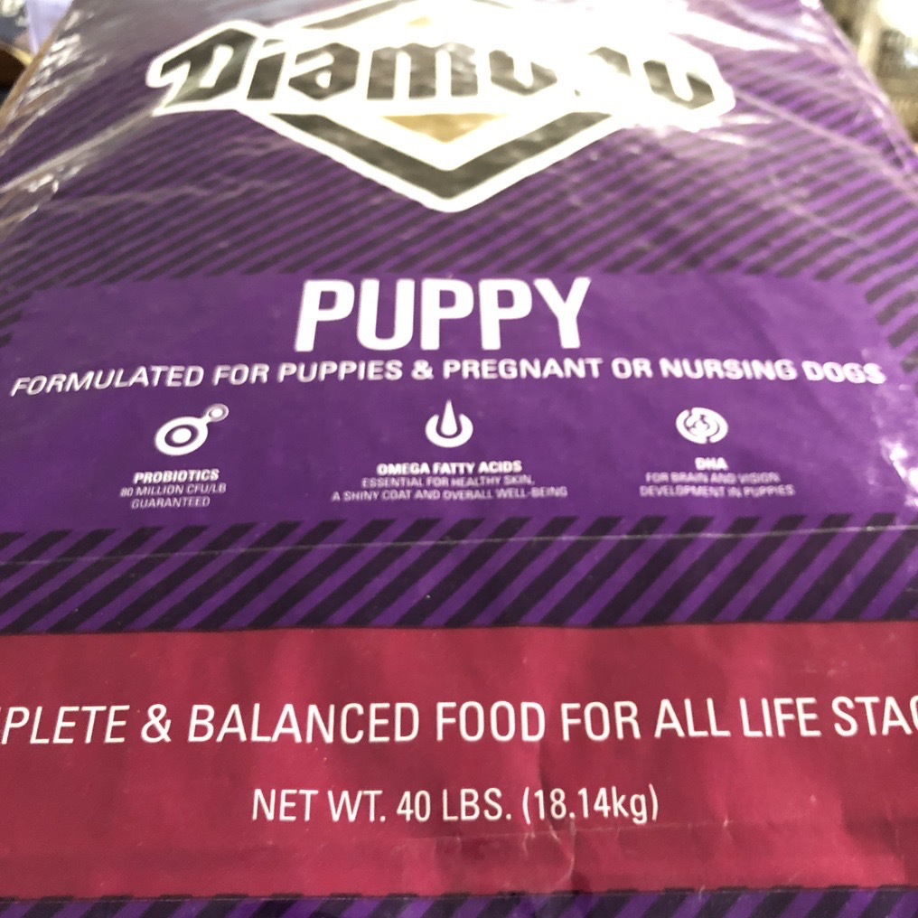 40lb Diamond Puppy 31/20 Dog Food