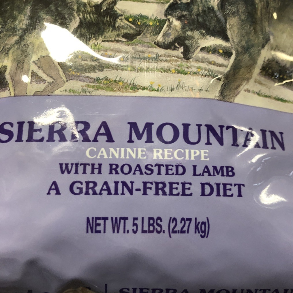 5lbs Taste of the Wild - Sierra Mountain Canine w/Roasted Lamb