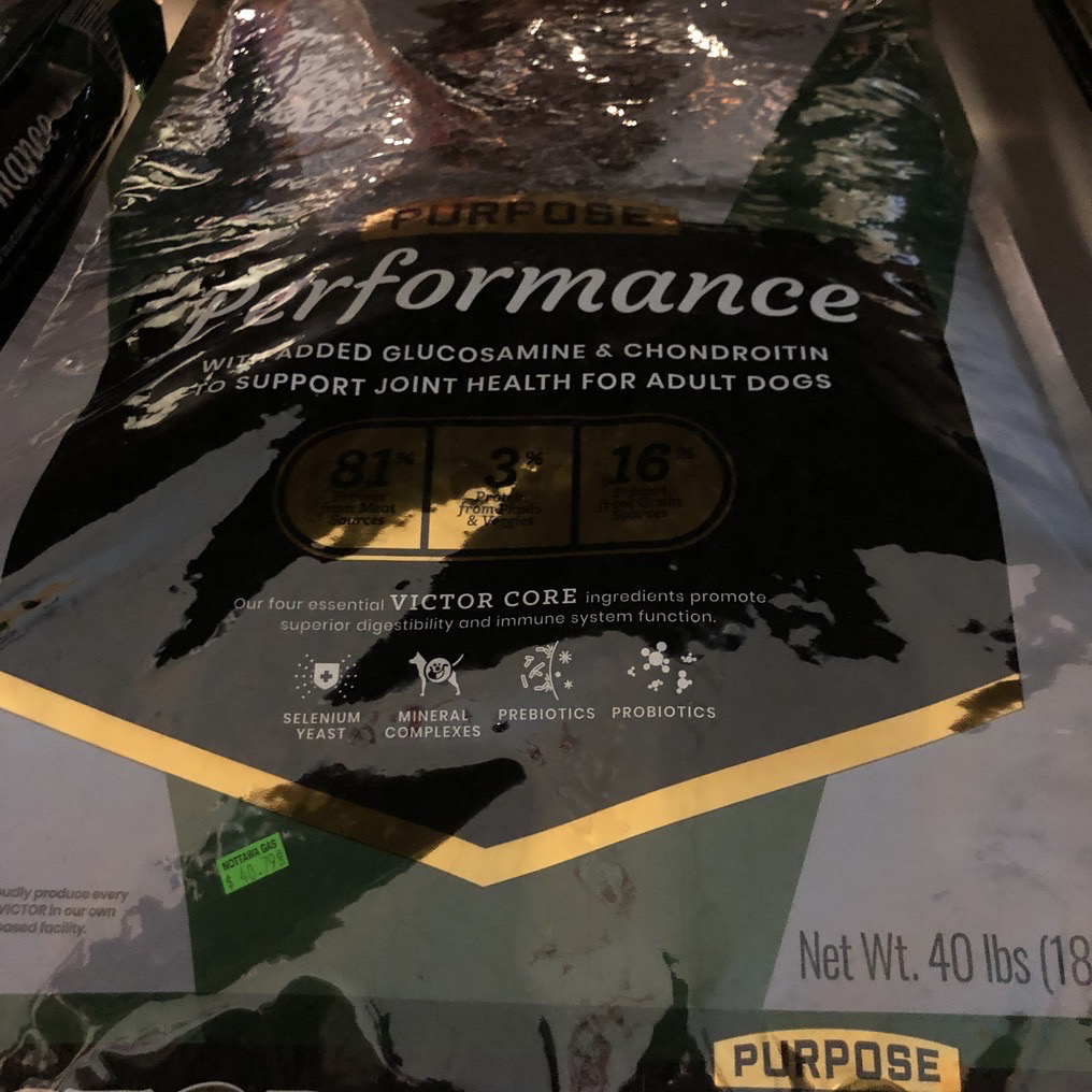 Victor Performance w/Glucosamine 40# (green)