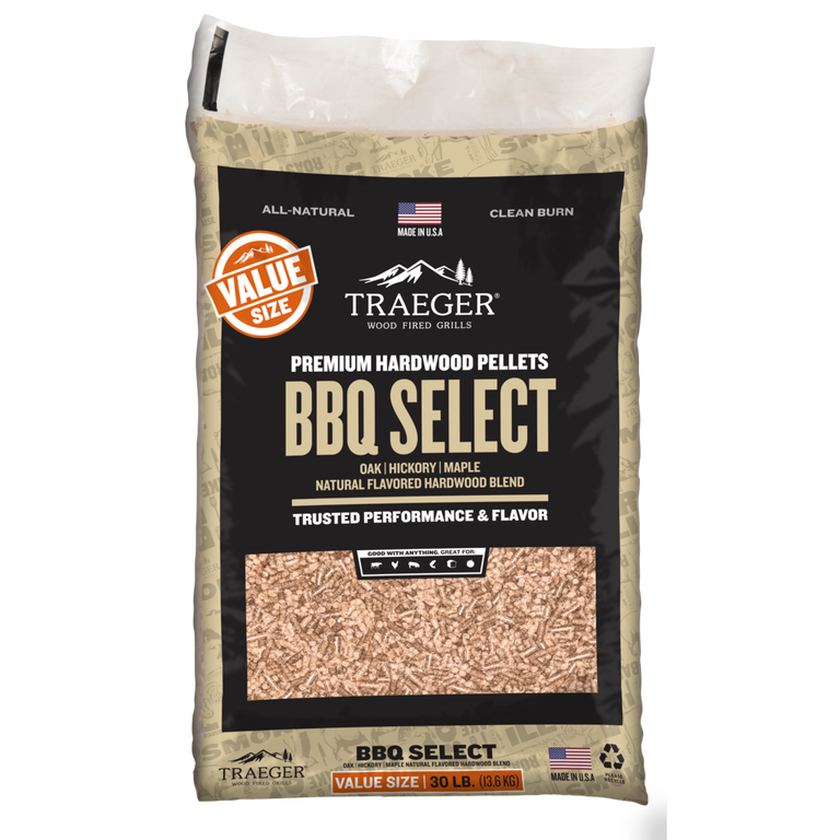30 LB Traeger BBQ Select Pellets