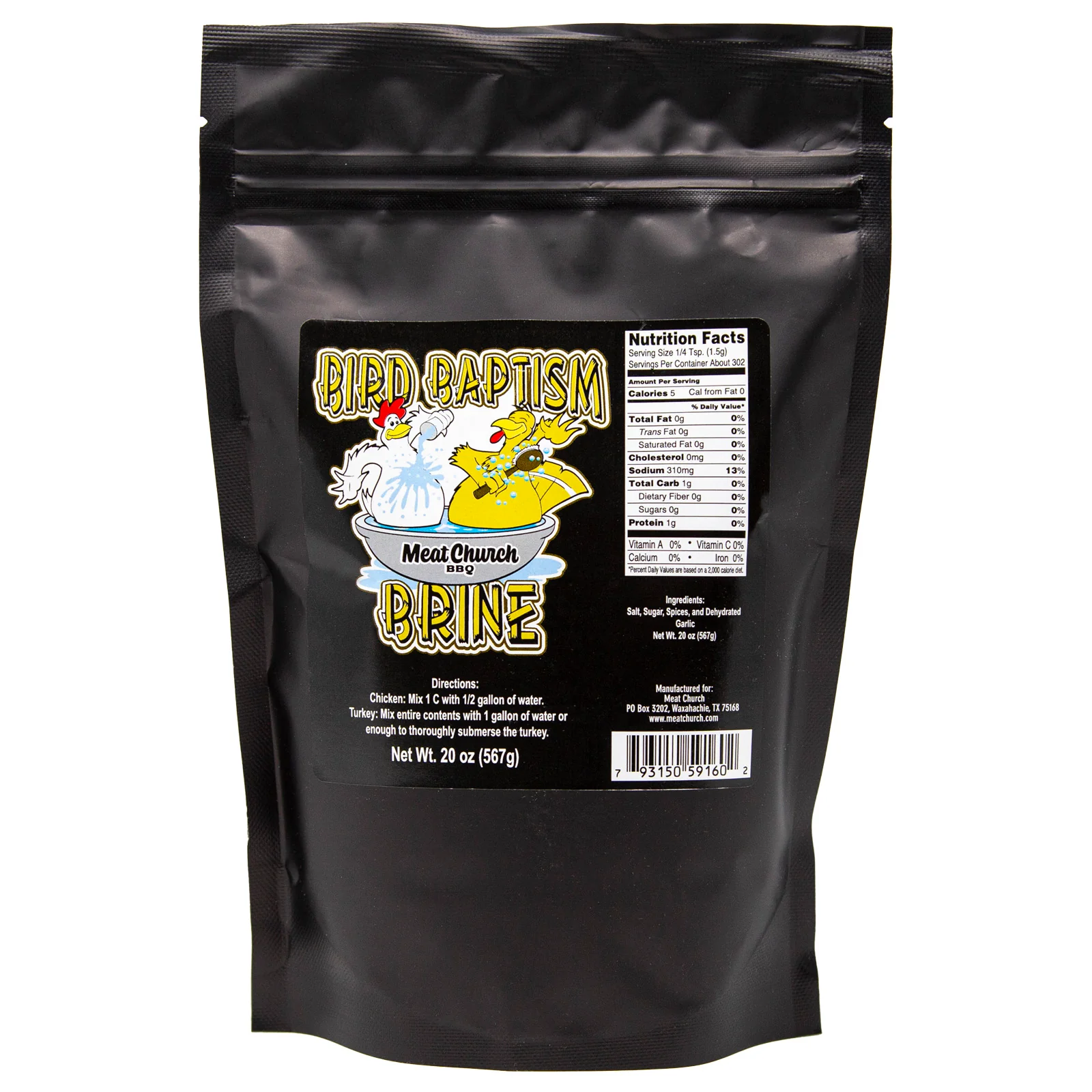 Meat Church Bird Baptism Brine 20oz