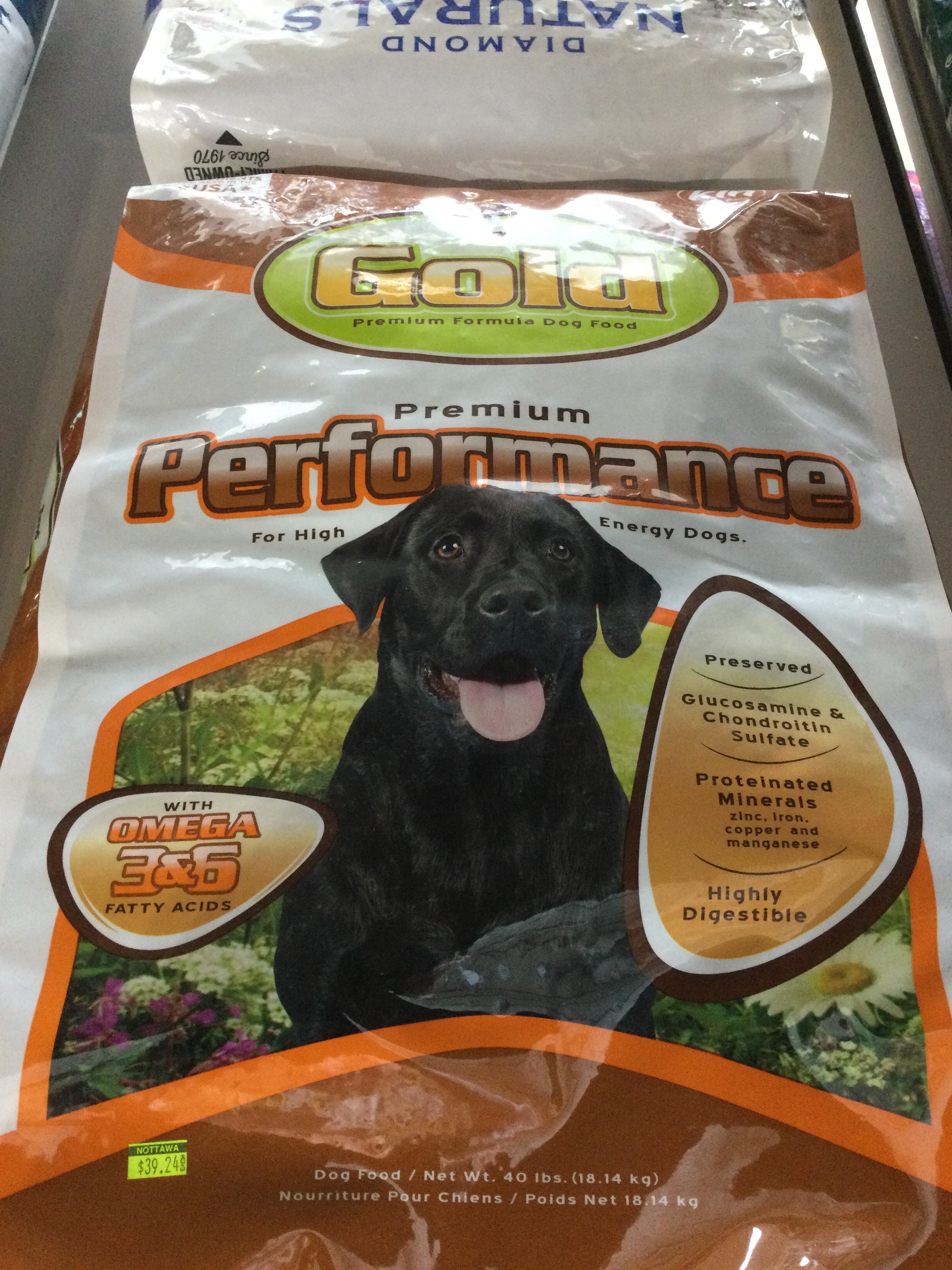 40lb Tuffy's Gold Premium Performance Dog Food 30/20