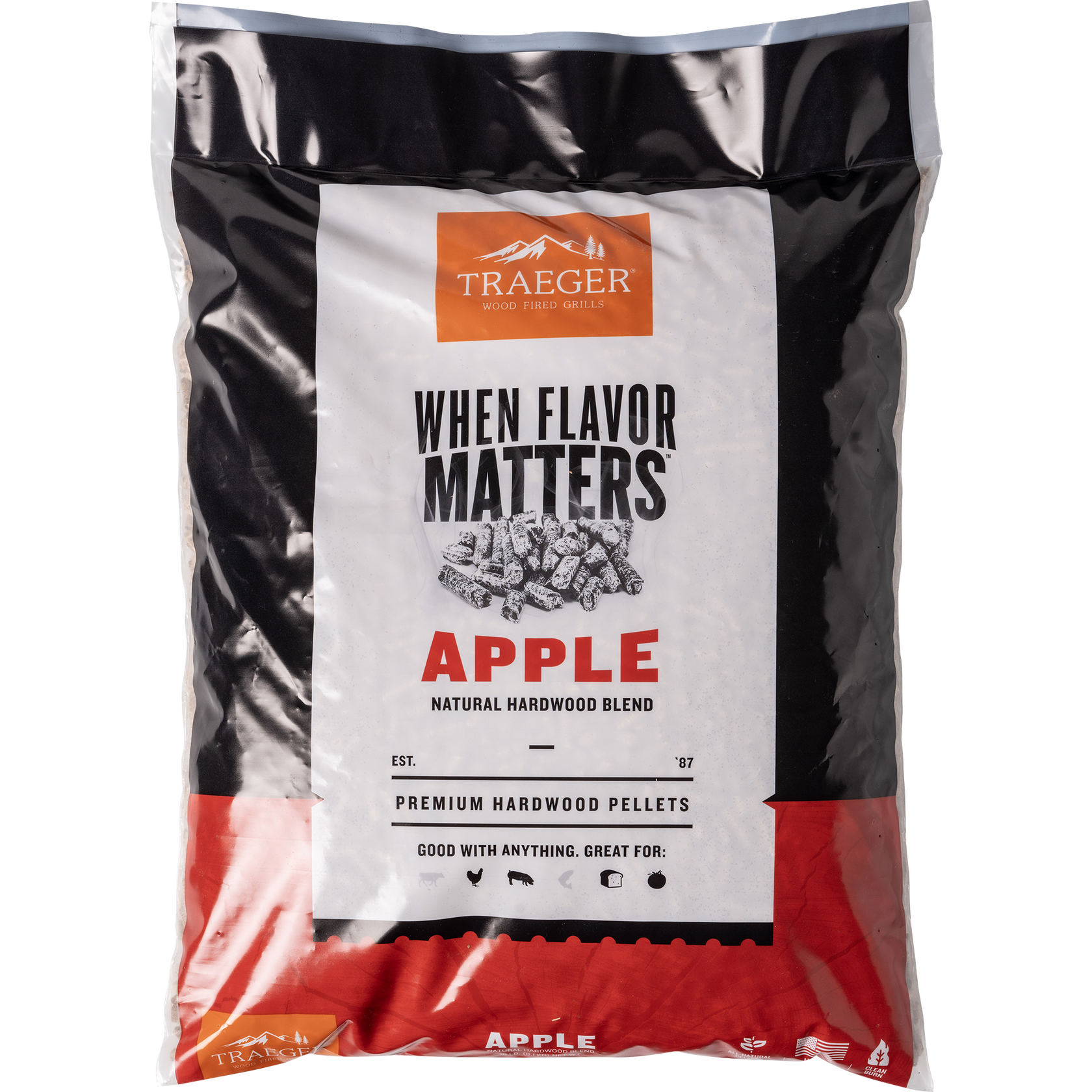 20 LB Traeger Apple Pellets
