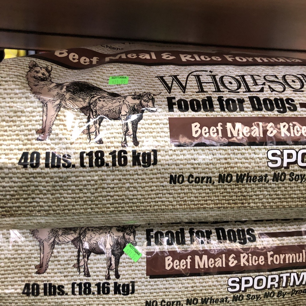 Sportmix Wholesome Beef & Rice 40#