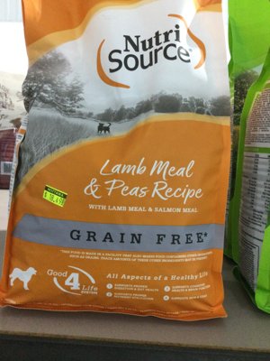 5lb Nutri Source Grain Free Lamb Meal 28/18 Dog Food