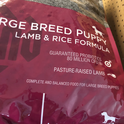 40lb Diamond Naturals Lg. Breed Lb/Rice Puppy