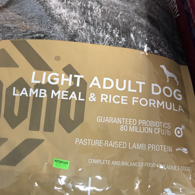 30lb Diamond Naturals  Lamb & Rice Light