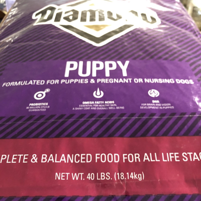40lb Diamond Puppy 31/20 Dog Food