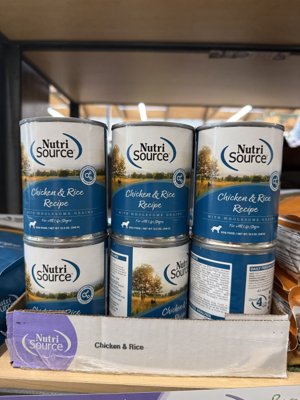 Nutri Source 12.3 oz Chicken Rice Canned Dog Food