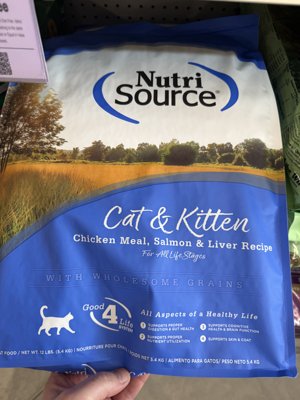 Nutri Source 12# Chicken Salmon Liver Cat Food