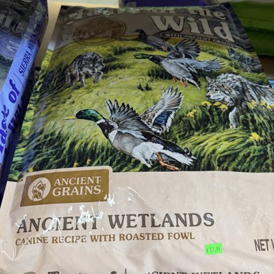 28 lb Taste of the Wild Ancient Wetlands w/Roasted Fowl
