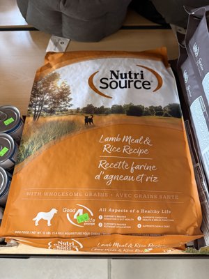 Nutri Source 12 lb Lamb Meal & Rice